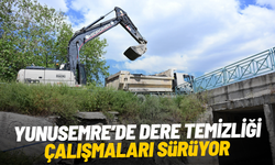 Yunusemre’de dere temizliği çalışmaları sürüyor