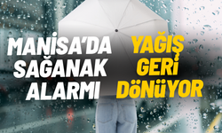 Manisa’da sağanak alarmı: Yağış geri dönüyor