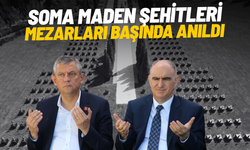 Soma maden şehitleri mezarları başında anıldı