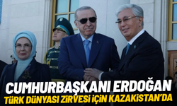 Cumhurbaşkanı Erdoğan Türk Dünyası Zirvesi için Kazakistan’da