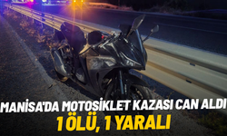 Manisa'da motosiklet kazası can aldı