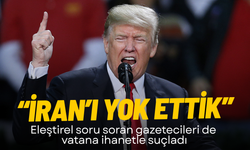 Trump: "İran'ı yok ettik, kusursuz bir zafer"