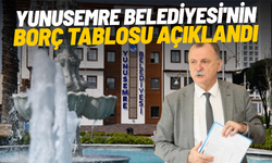 Yunusemre Belediyesi'nin borç tablosu açıklandı