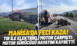 Tır ile elektrikli motor çarpıştı: 1 ölü 3 yaralı