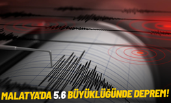 Malatya'da 5.6 büyüklüğünde deprem