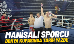Manisalı sporcu, Dünya Kupası'nda tarih yazdı