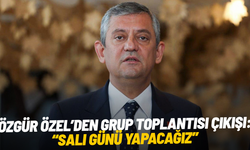 Özgür Özel’den grup toplantısı çıkışı: “Salı günü yapacağız”