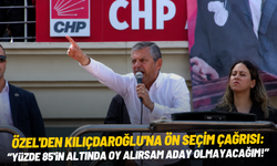 Özel'den Kılıçdaroğlu'na ön seçim çağrısı: "Yüzde 85'in altında oy alırsam aday olmayacağım"