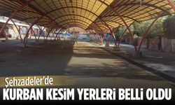 Şehzadeler'de kurban kesim yerleri belli oldu