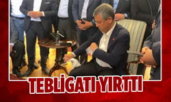 Özgür Özel tahliye tebligatını yırttı attı: Bunun için yıktılar baba ocağını