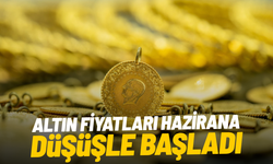 Altın fiyatları hazirana düşüşle başladı