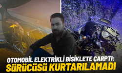 Otomobil elektrikli bisiklete çarptı: 1 ölü