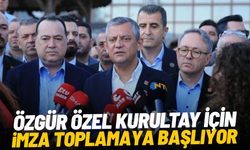 Özgür Özel kurultay için imza toplamaya başlıyor