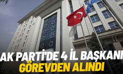 AK Parti'de 4 il başkanı görevden alındı