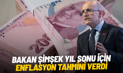 Bakan Şimşek yıl sonu için enflasyon tahmini verdi