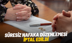 SON DAKİKA... Süresiz nafaka düzenlemesi iptal edildi
