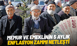 Memur ve emeklinin 5 aylık enflasyon zammı netleşti