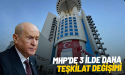 MHP'de 3 ilde daha teşkilat değişimi