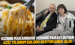 Kızının makarnaya verdiği parayı duyan Aziz Yıldırım soluğu restoranda aldı