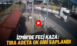 İzmir'de feci kaza: Tıra adeta ok gibi saplandı