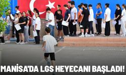 Manisa'da LGS heyecanı başladı!
