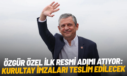 Özgür Özel ilk resmi adımı atıyor: Kurultay imzaları teslim edilecek