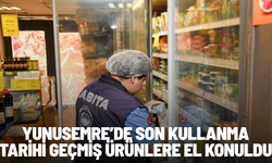 Yunusemre’de son kullanma tarihi geçmiş ürünlere el konuldu