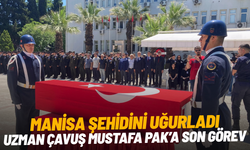 Manisa şehidini uğurladı: Uzman Çavuş Mustafa Pak’a son görev