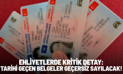Ehliyetlerde kritik detay: Tarihi geçen belgeler geçersiz sayılacak