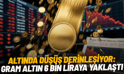 Altında düşüş derinleşiyor: Gram altın 6 bin liraya yaklaştı