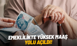 Emeklilikte yüksek maaş yolu açıldı!