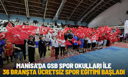 Manisa'da GSB Spor Okulları ile 36 branşta ücretsiz spor eğitimi başladı