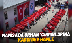 Manisa'da orman yangınlarına karşı dev hamle