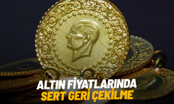 Altın fiyatlarında sert geri çekilme