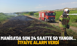 Manisa'da son 24 saatte 50 yangın... İtfaiye alarm verdi