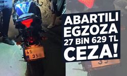 Manisa'da abartılı egzoza 27 bin 629 TL ceza