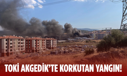 TOKİ Akgedik'te yangın!