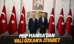 MHP Manisa İl Yönetimi, Vali Vahdettin Özkan'ı ziyaret etti