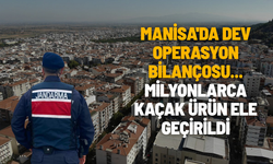 Manisa'da dev operasyon bilançosu... Milyonlarca kaçak ürün ele geçirildi