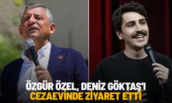 Özgür Özel, tutuklu komedyen Deniz Göktaş'ı cezaevinde ziyaret etti