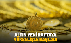 Altın yeni haftaya yükselişle başladı