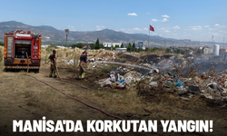 Manisa'da korkutan yangın!