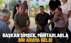 Başkan Şimşek, muhtarlarla bir araya geldi