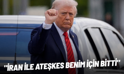 Trump: "İran ile ateşkes benim için bitti"
