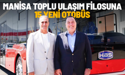 Manisa toplu ulaşım filosuna 15 yeni otobüs