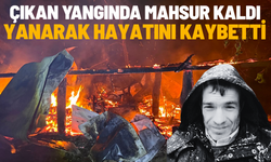 Yanan barakada mahsur kalan 60 yaşındaki adam hayatını kaybetti