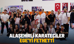 Alaşehirli karateciler Ege'yi fethetti