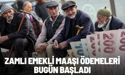 Zamlı emekli maaşı ödemeleri bugün başladı