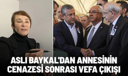Aslı Baykal'dan annesinin cenazesi sonrası vefa çıkışı