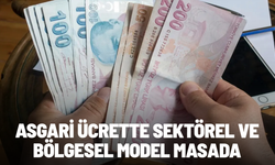 Asgari ücrette sektörel ve bölgesel model masada